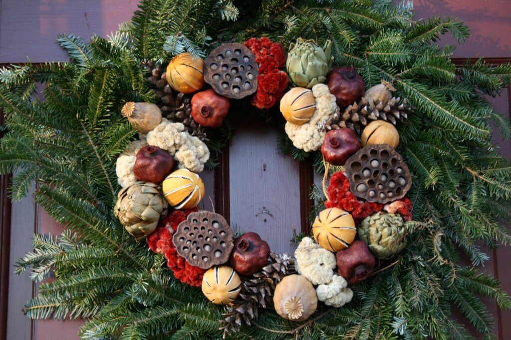 a Williamsburg wreath
