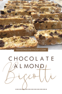 Chocolate almond biscotti #dessert #cookie #chocolate #almond #biscotti #dunkable