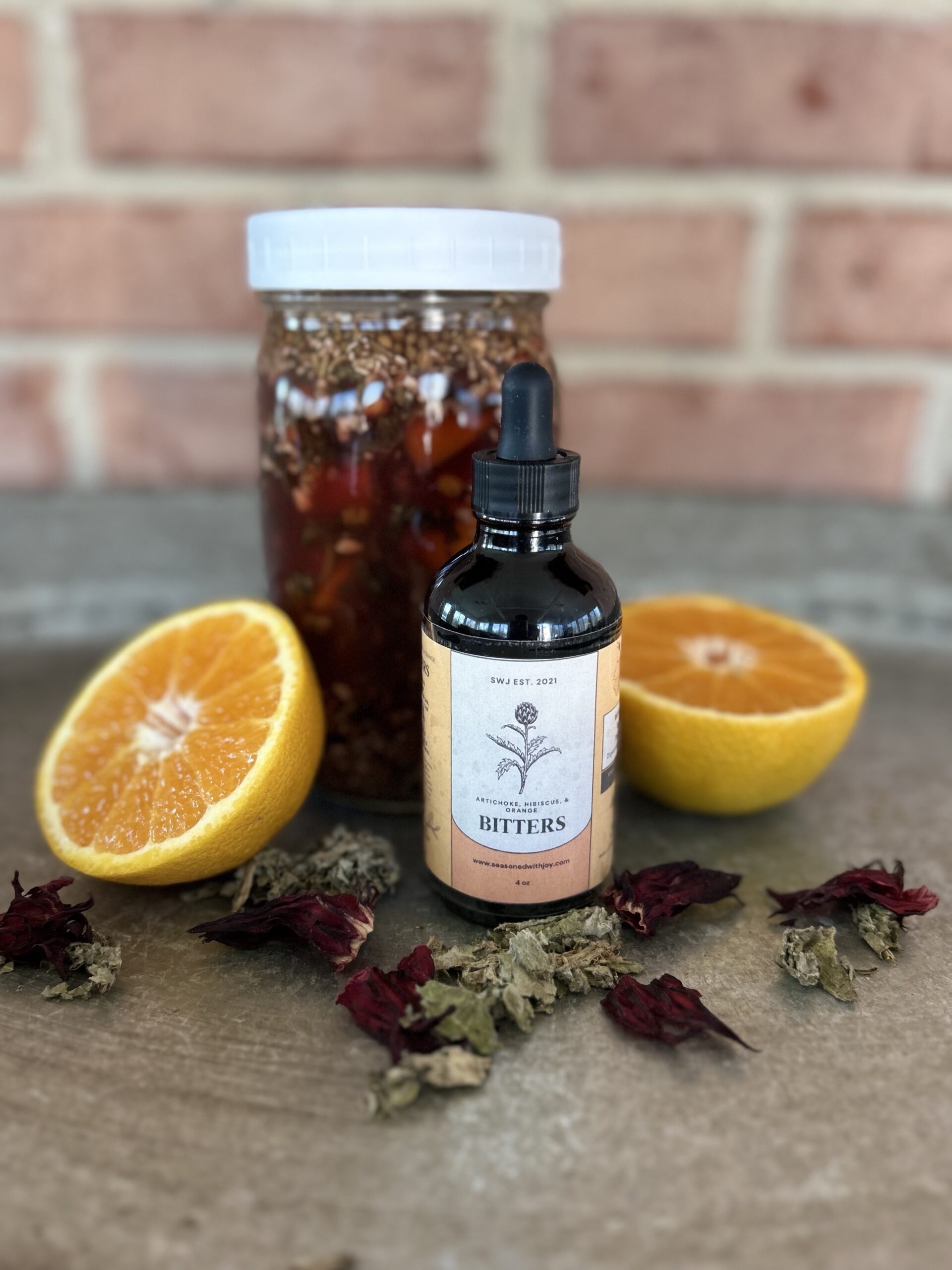 Artichoke, Hibiscus, & Orange Bitters - Seasoned with Joy